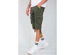 Cargobermudas ALPHA INDUSTRIES "Jet Short" Gr. 32, N-Gr, grün (dark olive) Herren Hosen von Alpha Industries