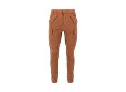 Cargohose ALPHA INDUSTRIES "ALPHA Men - Cargo Pants Airman Pant" Gr. 32, Normalgrößen, braun (hazel brown) Herren Hosen Cargohosen von Alpha Industries