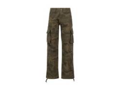 Cargohose ALPHA INDUSTRIES "ALPHA Men - Pants Jet Pant Camo" Gr. 30, Normalgrößen, grün (olive camo) Herren Hosen Cargohosen von Alpha Industries