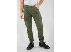 Cargohose ALPHA INDUSTRIES "ALPHA Men - Cargo Pants Spark Pant" Gr. 29, Normalgrößen, grün (dark olive) Herren Hosen Cargohosen von Alpha Industries