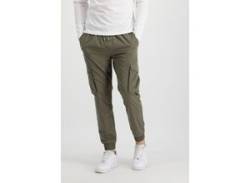 Jogginghose ALPHA INDUSTRIES "ALPHA Men - Cargo Pants Nylon Jogger" Gr. 3 XL, Normalgrößen, grün (dark olive) Herren Hosen Jogginghosen von Alpha Industries