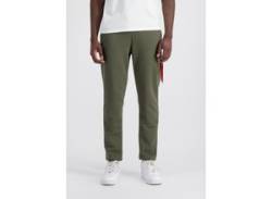 Jogginghose ALPHA INDUSTRIES "ALPHA Men - Jogger X-fit S Leg" Gr. M, Normalgrößen, grün (dark green) Herren Hosen Jogginghosen von Alpha Industries