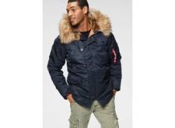 Parka ALPHA INDUSTRIES "N3B VF 59" Gr. XXL, blau (marine) Herren Jacken Parkas mit abnehmbarem Kunstfellkragen von Alpha Industries