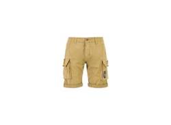 Shorts ALPHA INDUSTRIES "ALPHA Men - Crew Short Patch" Gr. 31, Normalgrößen, beige (sand) Herren Hosen Shorts von Alpha Industries