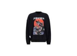 Sweater ALPHA INDUSTRIES "ALPHA Men - Sweatshirts Japan Warrior Sweater" Gr. XL, schwarz (black) Herren Sweatshirts von Alpha Industries