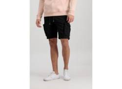 Sweatshorts ALPHA INDUSTRIES "ALPHA Men - Shorts Cotton Twill Jogger Short" Gr. M, Normalgrößen, schwarz (black) Herren Hosen Shorts von Alpha Industries