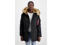 Winterjacke ALPHA INDUSTRIES "ALPHA Women - Parka & Winter Jackets Explorer Wmn" Gr. XS, schwarz (black) Damen Jacken Winterjacken von Alpha Industries