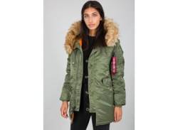 Winterjacke ALPHA INDUSTRIES "ALPHA Women - Parka & Winter Jackets N-3B VF 59 Wmn" Gr. S, grün (sage, green) Damen Jacken Winterjacken von Alpha Industries