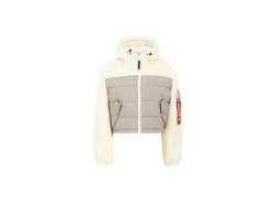 Winterjacke ALPHA INDUSTRIES "ALPHA Women - Parka & Winter Jackets Teddy Puffer Wmn" Gr. L, beige (vintage sand) Damen Jacken Winterjacken von Alpha Industries