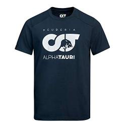 AlphaTauri Scuderia T-Shirt, Herren - Official Merchandise (Blau, M) von AlphaTauri