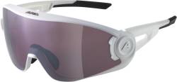 Alpina 5W1NG Q+CM Sportbrille (510 white matt, Quattroflex+CM, Scheibe: red mirror (S3)) von Alpina