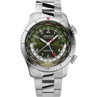 Alpina AL-255GR4S26B Startimer Pilot Worldtimer Herrenuhr 41mm von Alpina