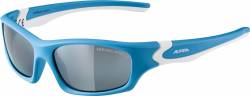 Alpina Flexxy Teen Sonnenbrille (381 cyan/white, Ceramic, Scheibe: black mirror (S3)) von Alpina