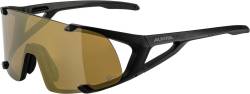 Alpina Hawkeye small Q-Lite Sportbrille (031 black matt, Scheibe: Q-Lite, bronce mirror (S3)) von Alpina