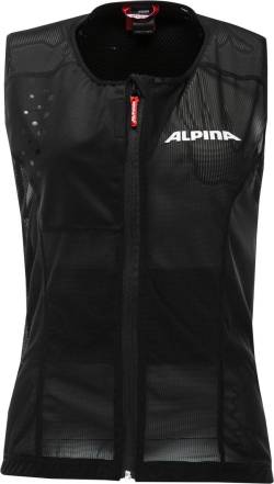 Alpina Proshield Women Vest Protektor (M = Körpergröße ca. 175-180 cm, 30 black) von Alpina