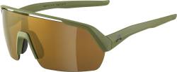 Alpina Turbo HR Sportbrille (371 olive matt, Scheibe: yellow mirror (S3)) von Alpina