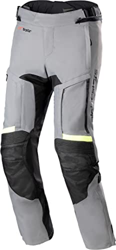 Alpinestars Bogota' Pro Drystar 3 Seasons Motorradhose Herren (grau/schwarz/gelb), XL von Alpinestars