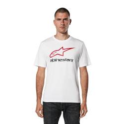 Alpinestars Herren Always 2.0 Csf Tee T-Shirt, Weiß/Rot/Schwarz, XL von Alpinestars