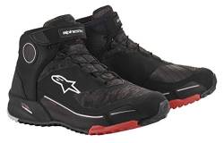 Alpinestars Herren CR-X Drystar Motorradschuhe, 12 (45.5) Motorcycle Clothing, Schwarz Camo Rot, EU von Alpinestars