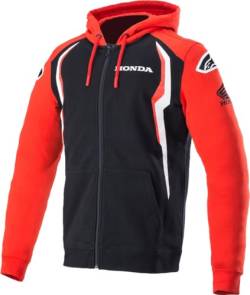 Alpinestars Honda Zip Hoodie (Black/Red,L) von Alpinestars