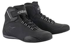 Alpinestars Sektor Wasserfeste Motorradschuhe (Black,42.5) von Alpinestars