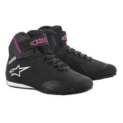 Alpinestars Stella Sektor Damen Motorradschuhe (Black/Pink,6 (37,5)) von Alpinestars