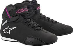 Alpinestars Stella Sektor Damen Motorradschuhe (Black/Pink,7 (38,5)) von Alpinestars