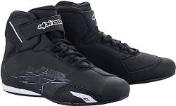 Alpinestars Unisex Alpinestar Motorradstiefel, Schwarz Weiß, 42.5 EU von Alpinestars