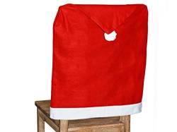Alsino 12 Stück Stuhlhusse Weihnachten Hussen Weihnachtsmütze Weihnachtsdeko für Stühle wh-69 von Alsino