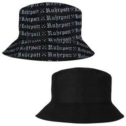 Alsino Dortmund & Ruhrpott Bucket Hat - Lässiger Sommerhut für Dortmund und Ruhrpott Fans, Komfortable Passform, Unisex, Motiv wählen:Ruhrpott von Alsino