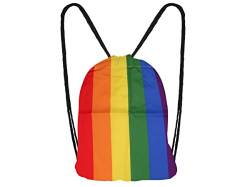 Alsino LGBTQ Accessoires Regenbogen Gay Pride Rainbow Festival Party Flagge Zubehör Bandana Schweißband Hosenträger Rucksack - Set, Motiv wählen:Rainbow Rucksack von Alsino