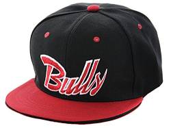 Alsino Snapback Starter Hat Hip Hop Cap Schirmmütze Baseballcap Baseball Mütze Käppi, Variante wählen:Cap-81 Bulls von Alsino