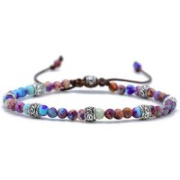 Alster Herz Armband Damen Energiearmband, feines Yoga Armband Jaspis, Geschenk Frau, J0462 (1-tlg), verstellbare Länge von Alster  Herz