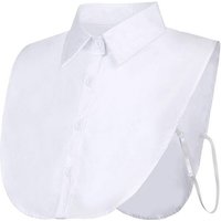 Alster Herz Einsteckkragen Damen Einsteckkragen, Blusenkragen, abnehmbare Hälfte Shirt Bluse A023, perfekt für einen gelungenen Business Look von Alster  Herz