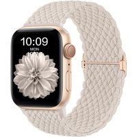 Alster Herz Smartwatch-Armband Apple Watch Armband, geflochten, verstellbare Länge, unisex, A0579, passend für iWatch 1-9 und Ultra/SE von Alster  Herz