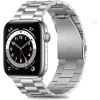 Alster Herz Smartwatch-Armband Apple Watch Armband Ersatz Band Edelstahl, Unisex, A0580, passend für iWatch 1-9 und Ultra/SE von Alster  Herz