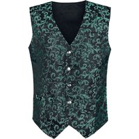 Altana Industries - Mittelalter Weste - Brocade Vest - S bis XXL - für Männer - Größe XL - grün von Altana Industries