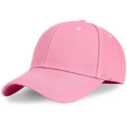 Altartar Baseball Cap für Herren und Damen, Unisex Kappe Trucker Cap Basecap Sommer Baseballhute Outdoor Verstellbar Erwachsenen Classic Sport Hüte Guard Mütze Rosa von Altartar