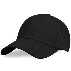 Altartar Baseball Cap für Herren und Damen, Unisex Kappe Trucker Cap Basecap Sommer Baseballhute Outdoor Verstellbar Erwachsenen Classic Sport Hüte Guard Mütze Schwarz von Altartar