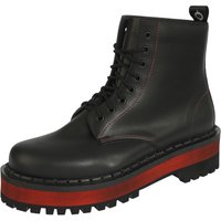 Altercore - Gothic Stiefel - 653 Vegan Black/Red - EU36 bis EU43 - Größe EU42 - schwarz/rot von Altercore