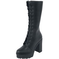 Altercore - Gothic Stiefel - Alexa Vegan - EU36 bis EU40 - für Damen - Größe EU37 - schwarz von Altercore