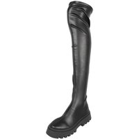Altercore - Gothic Stiefel - Tavon - EU36 bis EU40 - für Damen - Größe EU37 - schwarz von Altercore