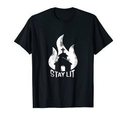Alternative Bekleidung Ästhetische Gothic Women - Stay Lit Occult T-Shirt von Alternative Clothes Aesthetic Women
