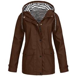 Alueeu Softshelljacke Damen Wasserdicht Softshelljacke Wasserdicht Atmungsaktiv Outdoorjacke Übergangsjacke Sommer Funktionsjacke Regenmantel Windbreaker Leicht Fahrrad Mit Kapuze Große Größen 2022 von Alueeu