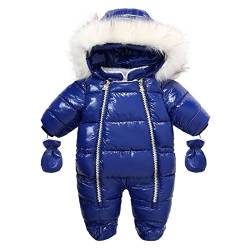 Baby Schneeanzug 80 0-6 monate 0-3 86 74 56 Mädchen Jungen Parka Strampler Jumpsuit Overall Babykleidung Jacke Mantel Kapuzenjacke Babyoverall Babyparka Winterjacke Daunenmantel Daunenjacke Spielanzug von Alueeu