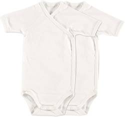 Body kurzarm 2er-Set, off-white/off-white, 62 cm von Alvi