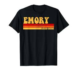 Emory Name Personalisierte Idee Herren Retro Vintage EMORY T-Shirt von AmaStyle Co.