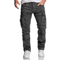 Amaci&Sons Chinohose WYATT Cargo Jogger-Chino Herren Cargo Jogger Chino Hose Jeans von Amaci&Sons