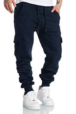 Amaci&Sons Herren Cargo Jogginghose Sporthose Sweatpants Jogger Trainingshose 2016 Navyblau M von Amaci&Sons