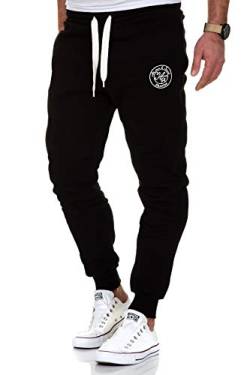 Amaci&Sons Herren Jogginghose Sporthose Sweatpants Jogger Trainingshose 20002 Schwarz XXL von Amaci&Sons